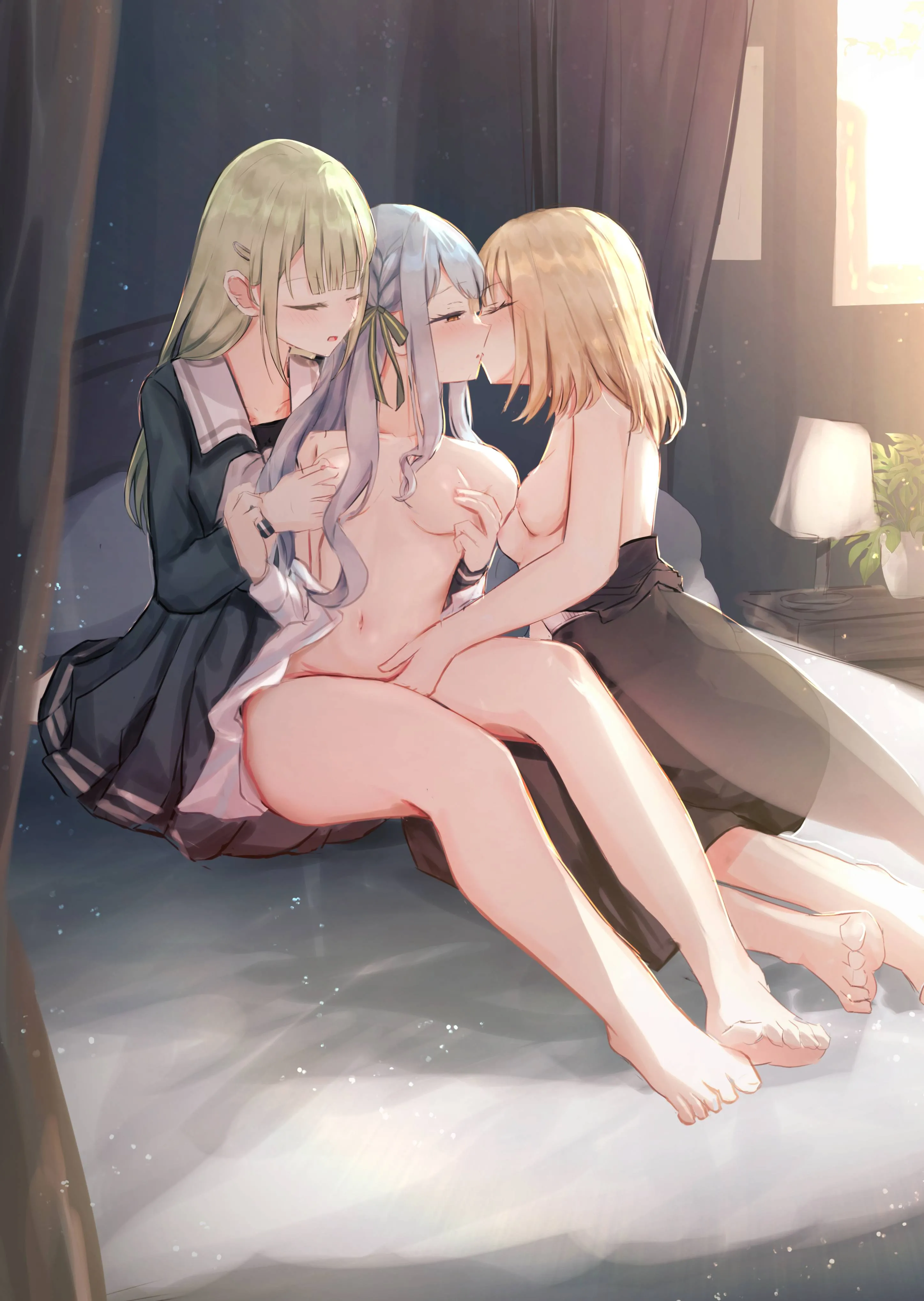 少女愛の3人