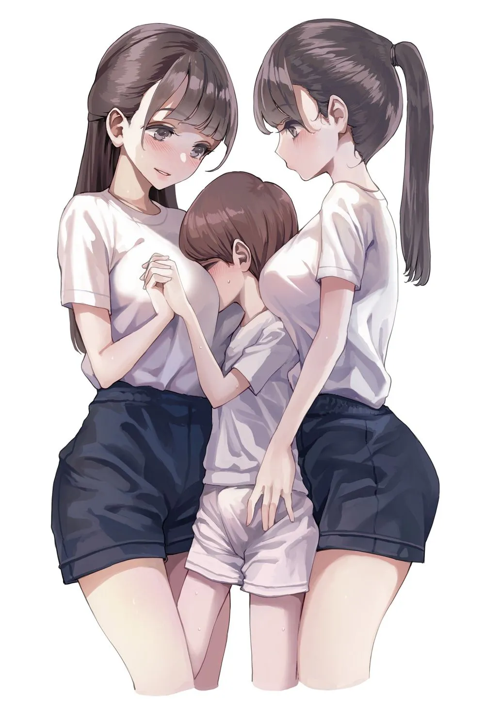 お姉さんのおっぱいで遊ぶ