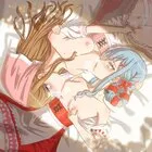 女と女の性の遊び：おっぱい