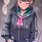 セーラー服にパーカー淫乱