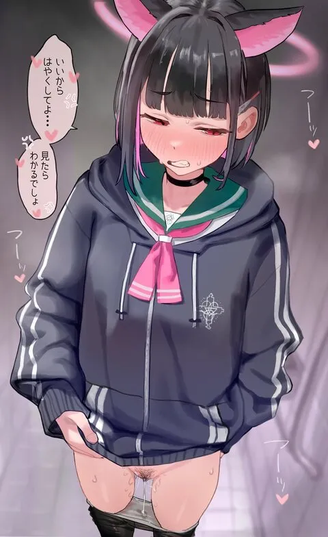 セーラー服にパーカー淫乱 - Schoolgirl