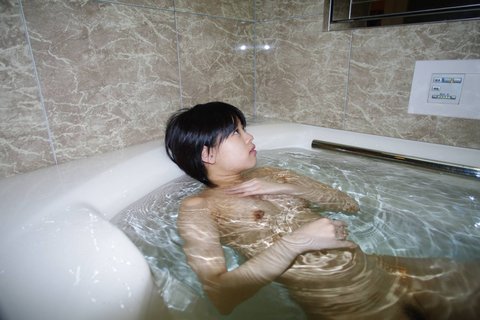 ラブホ風呂の女の子ヌード - お風呂